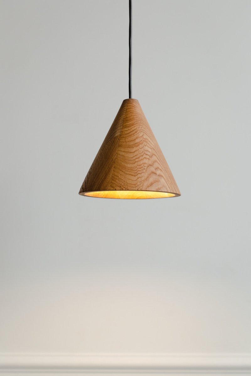 Wooden pendant lampshade Wood hanging lamp Ceiling light fixture Ceiling shade - 灯具/灯饰 - 木头 