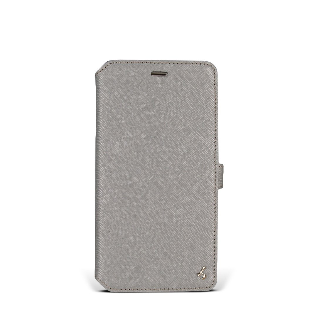 i8 Plus / i7 Plus (5.5寸) Style 08072 硬壳式侧翻皮套 现货 - 手机壳/手机套 - 真皮 灰色