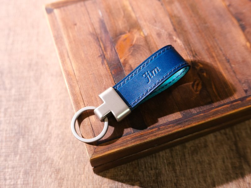 【定制化 圣诞礼物】Buttero 手缝钥匙圈・定制化设计 - 钥匙链/钥匙包 - 真皮 多色
