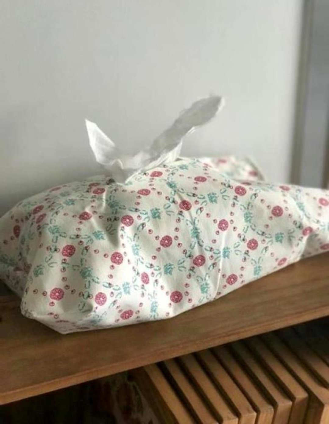 欧蕾塔生活杂货-杂货风吊挂两用面纸套**小清新系列 - 厨房用具 - 棉．麻 白色