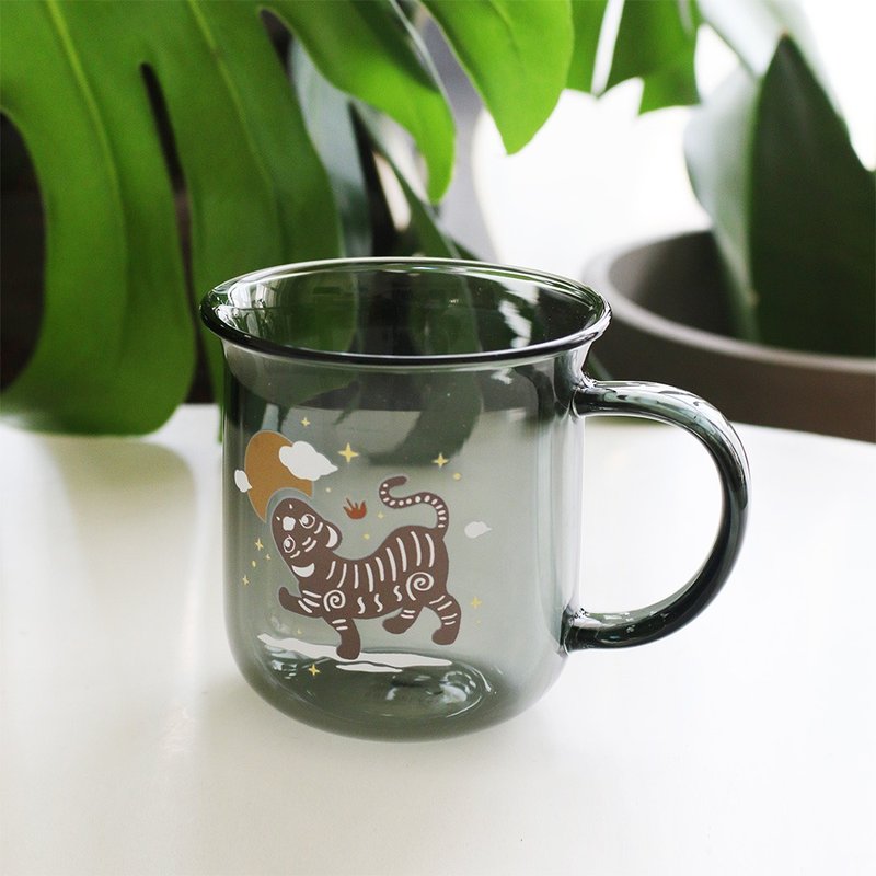 国立台湾博物馆 X 好玻GOODGLAS-日夜守护黄虎杯/夜虎 - 玻璃杯 - 玻璃 透明