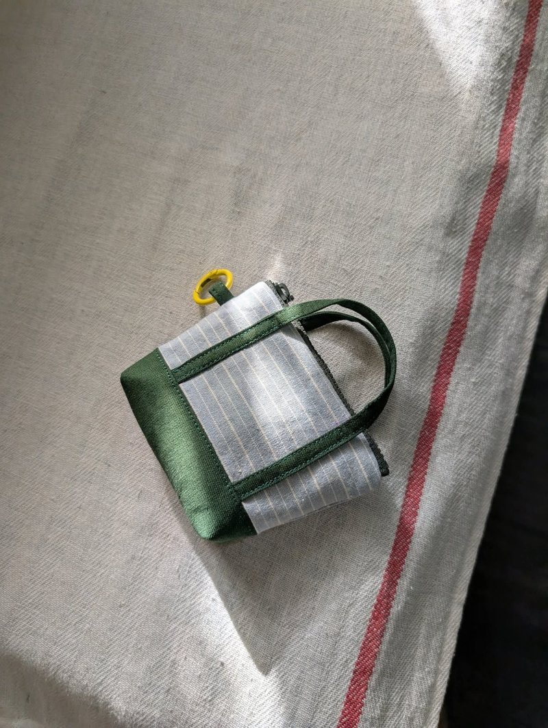 小托特零钱包 - 零钱包 - 棉．麻 