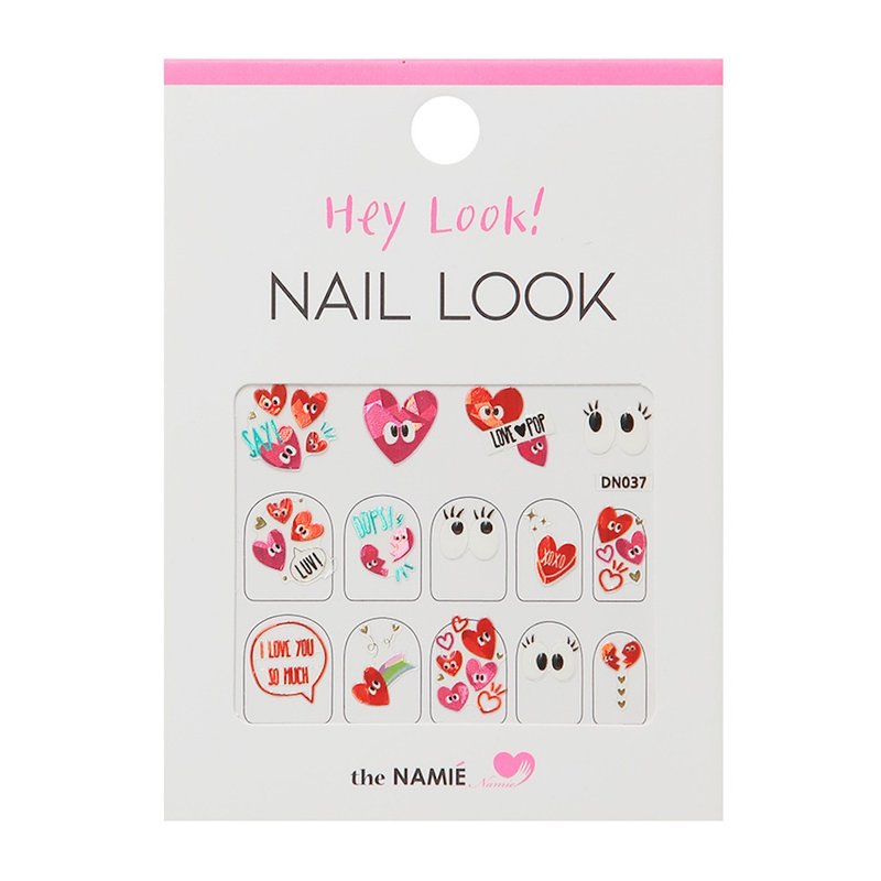 【 DIY 美甲】Hey Look 美甲装饰艺术贴纸 你好可爱 - 指甲油/指甲贴 - 纸 金色