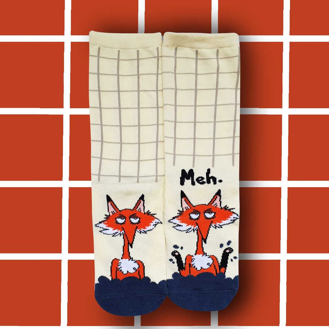 Meh fox socks - 其他 - 棉 橘色