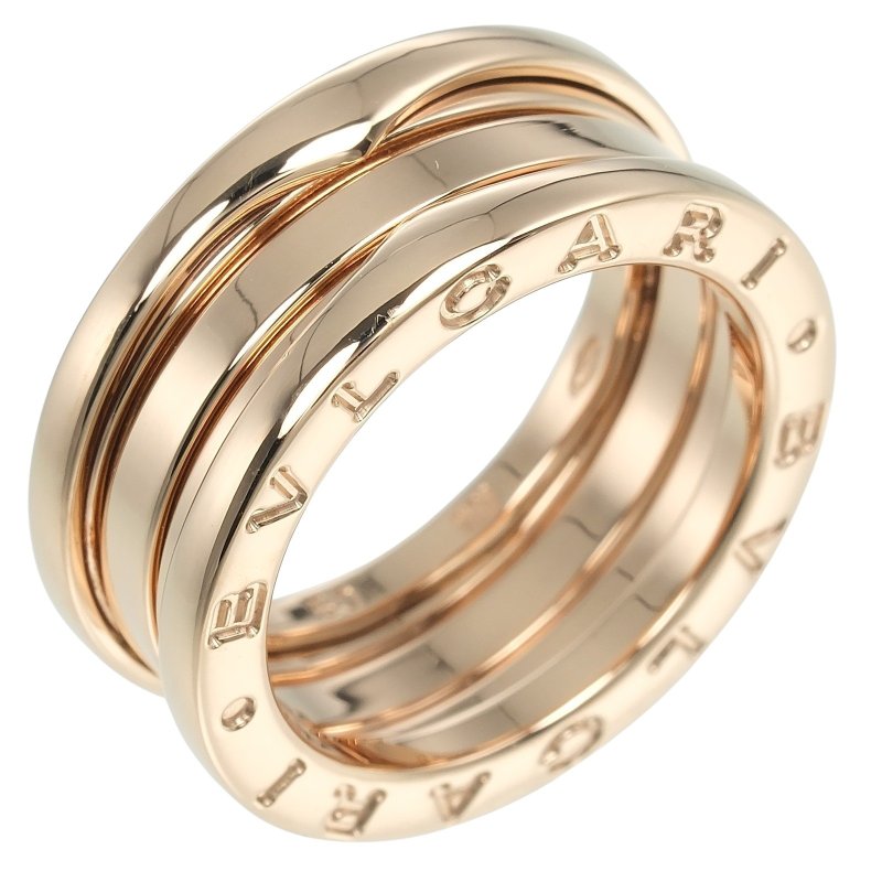 【日本直送】宝格丽 B.ZERO1 三环 9 号戒指 B.Zero1 K18PG粉红金约 8.9g 【二手】A 级 - 戒指 - 贵金属 金色