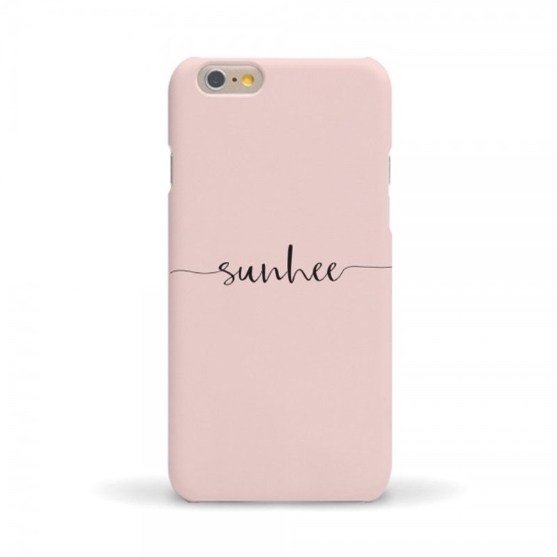 韩制顶级烤漆 专属刻名款 俏皮粉:iPhone全系列,三星NOTE,S系列 - 手机壳/手机套 - 其他材质 