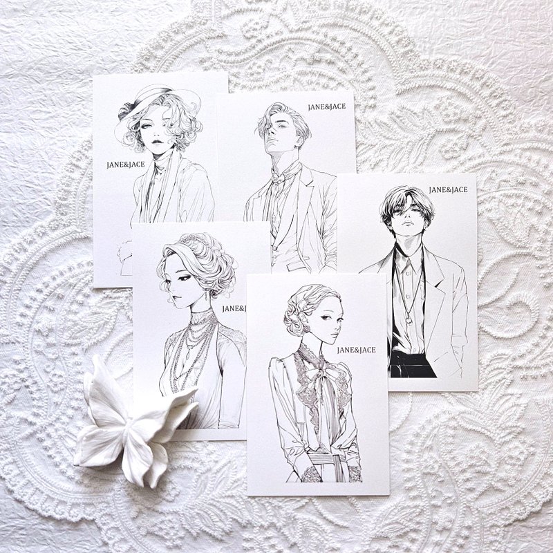 Monocity Jane/Jace 纸胶带 - 贴纸 - 纸 