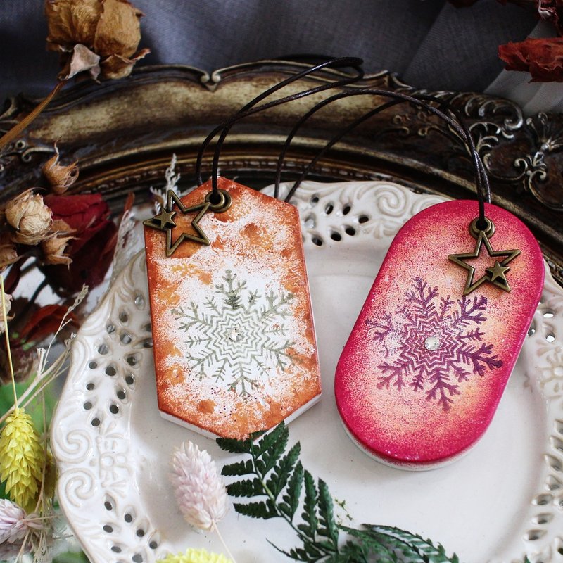 【蕾安柏】香氛雪花扩香石│婚礼小物│圣诞礼物│交换礼物 - 香薰/精油/线香 - 其他材质 