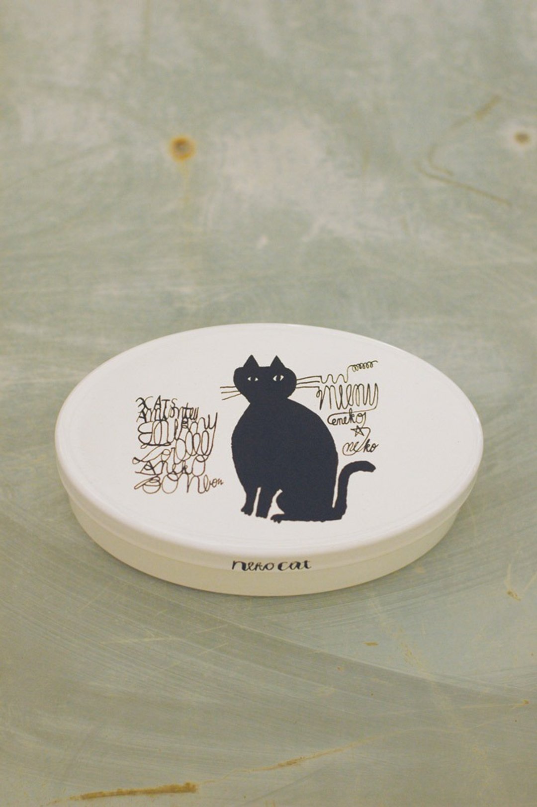 【仓敷意匠】中西直子 虎斑猫BonBon 珐琅便当盒 (99202-02) - 便当盒/饭盒 - 珐琅 