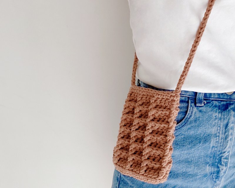 【在线教学影片】春日野餐 钩织松饼格小包教学影片 - 编织/羊毛毡/布艺 - 棉．麻 