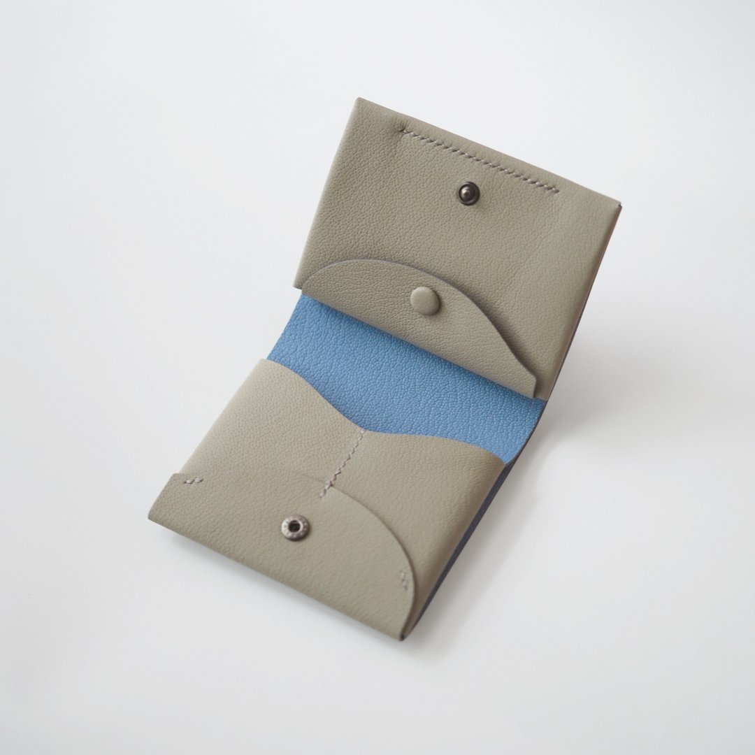 叶片轻薄短夹-Leaf small wallet - 皮夹/钱包 - 真皮 