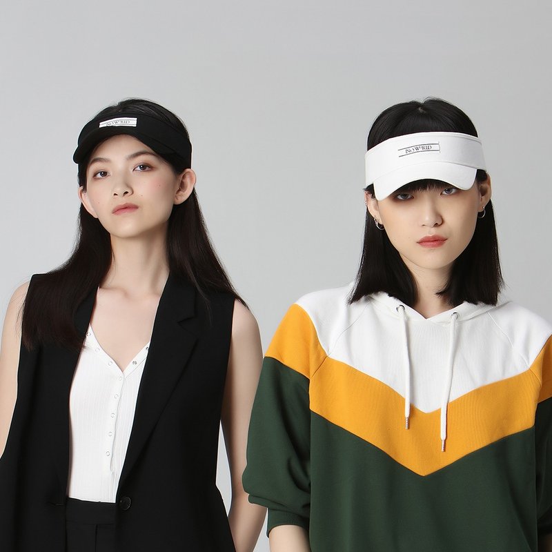 五折出清【ISW】多色运动空顶帽 - 黑色 网球帽 - 帽子 - 棉．麻 黑色