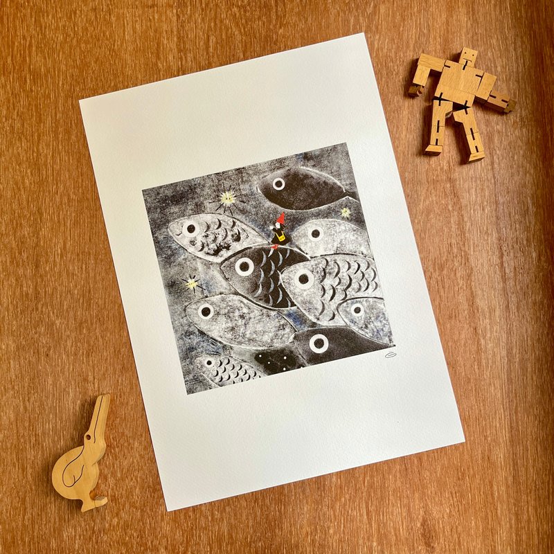 随流发光海报尺寸 A3 - 海报/装饰画/版画 - 纸 