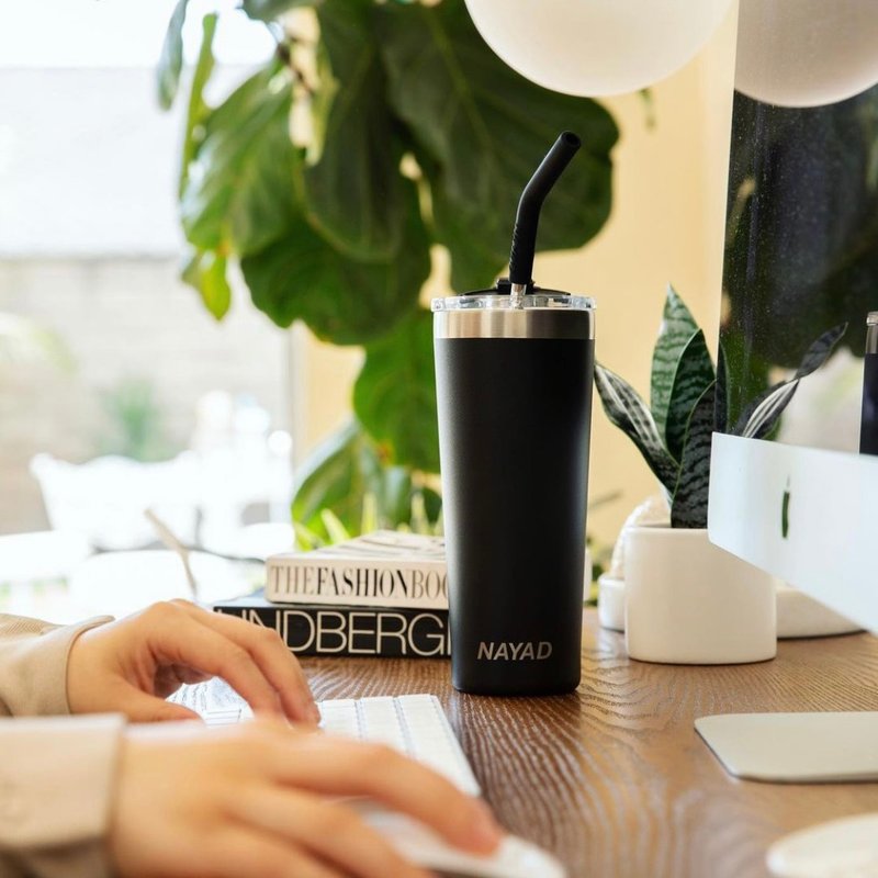 NAYAD 时尚玩色随行杯—英伦绅士黑 - 保温瓶/保温杯 - 不锈钢 黑色