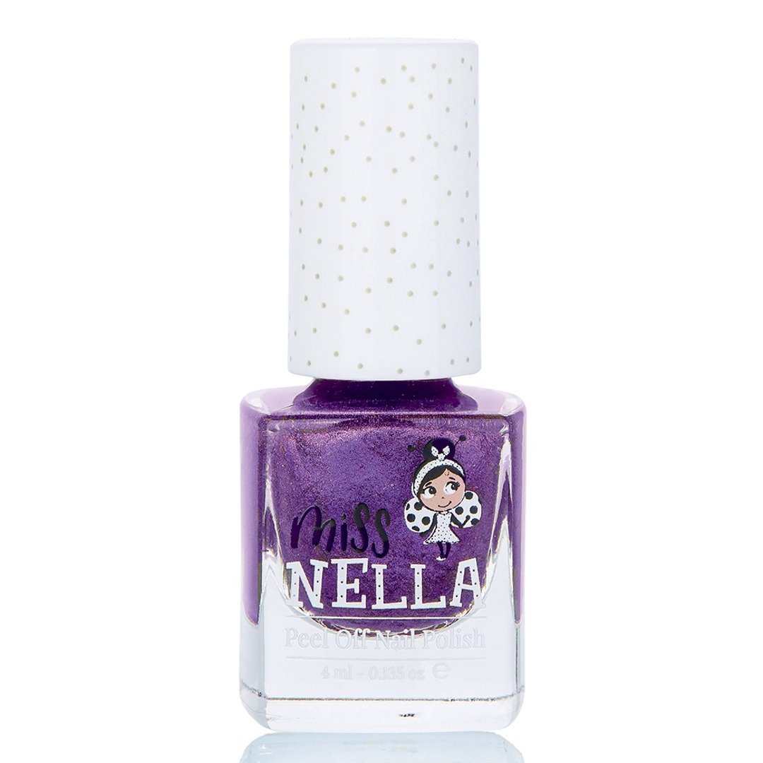 英国【Miss NELLA】儿童水性可撕式安全指甲油 - 紫色风暴 MN38 - 指甲油/指甲贴 - 其他材质 紫色