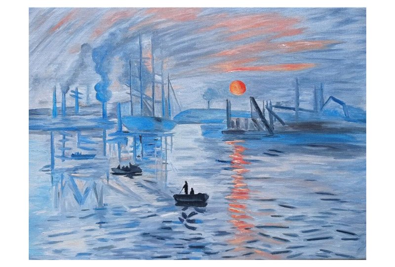 海 油画 装饰画 风景挂画 装饰画 居家生活 - 海报/装饰画/版画 - 其他材质 蓝色