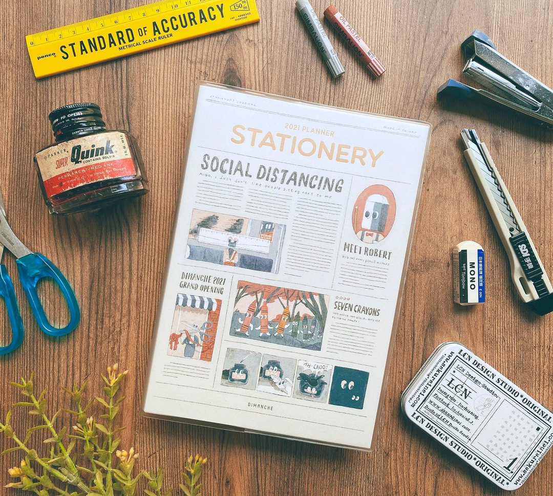迪梦奇 2021 Stationery 时效周志 / 小报 - 笔记本/手帐 - 纸 多色