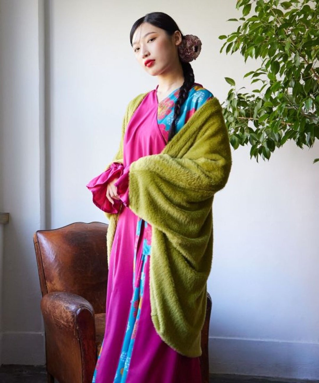【热门预购】柔绒长版蝙蝠袖开襟外(4色) CAS-5302 - 女装休闲/机能外套 - 其他人造纤维 