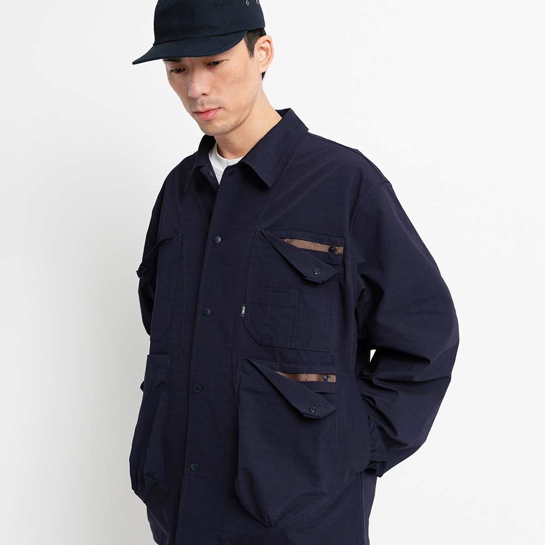 Explorer Jacket机能探险夹克外套 山系 黑色/藏青 多口袋 宽松 - 男装外套 - 聚酯纤维 
