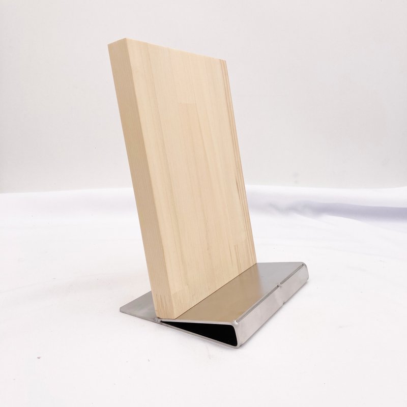 铁木和　桌上展示用书架　杂志展示架　DM架　平板架　内敛雅致 - 摆饰 - 其他金属 卡其色
