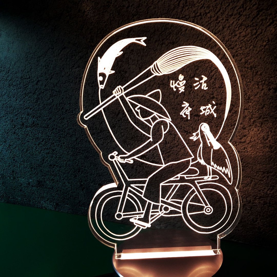 文创夜灯 - 慢活府城 台南特色 - 灯具/灯饰 - 压克力 透明