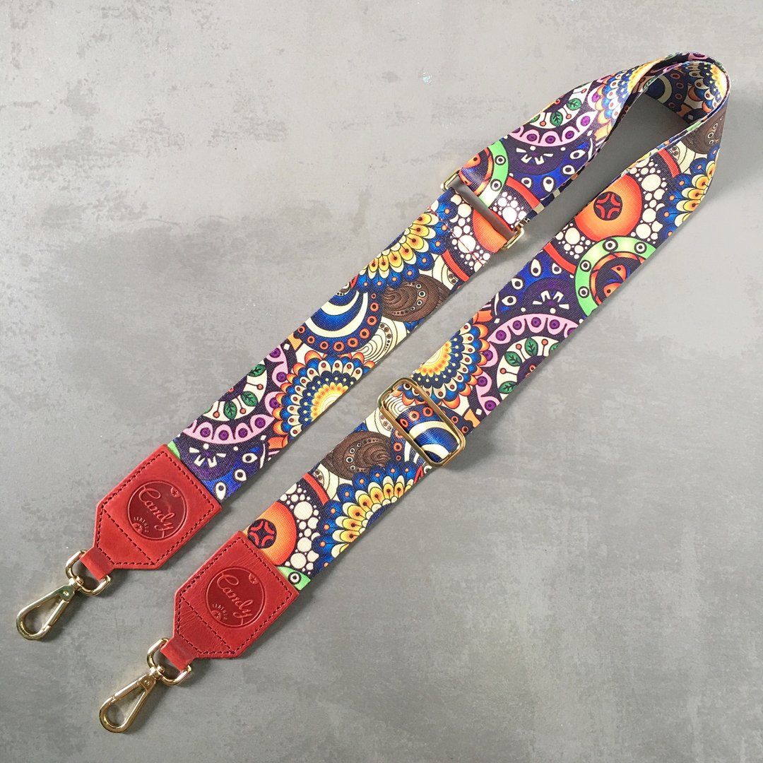 Mix Bohemian Bag Strap - 其他 - 棉 红色