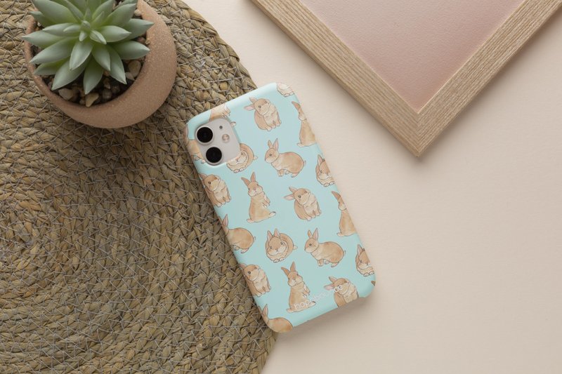 兔兔 防摔手机壳 (支持全系列 iPhone) - 手机壳/手机套 - 塑料 蓝色