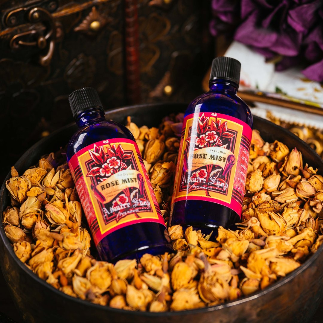 玫瑰花水100ml-天然植物精华萃取 - 化妆水/喷雾 - 其他材质 红色