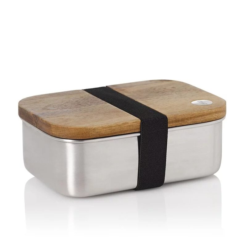 【303select】德国AdHoc | 实木不锈钢轻食便当盒 - 便当盒/饭盒 - 不锈钢 