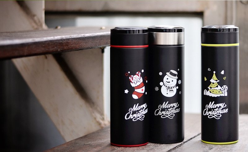 圣诞节限定版 -Driver旗舰保温杯(附茶网)480ml (一体成型无接缝) - 保温瓶/保温杯 - 其他金属 多色