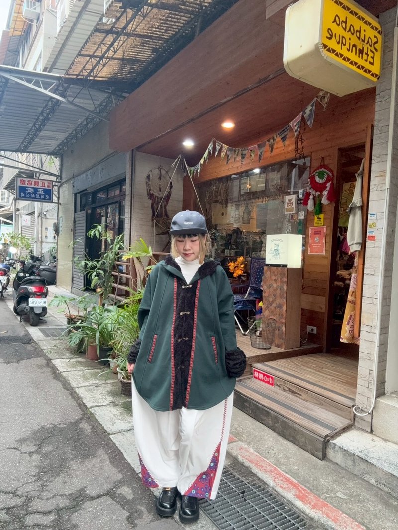 【热门预购】拼接保暖连帽外套 (3色) COT-5304 - 女装休闲/机能外套 - 棉．麻 