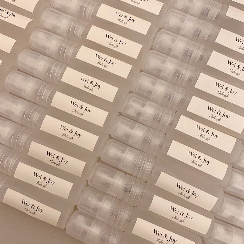 婚礼小物-干洗手喷瓶5ml (薰衣草香) (10入) - 香薰/精油/线香 - 其他材质 白色