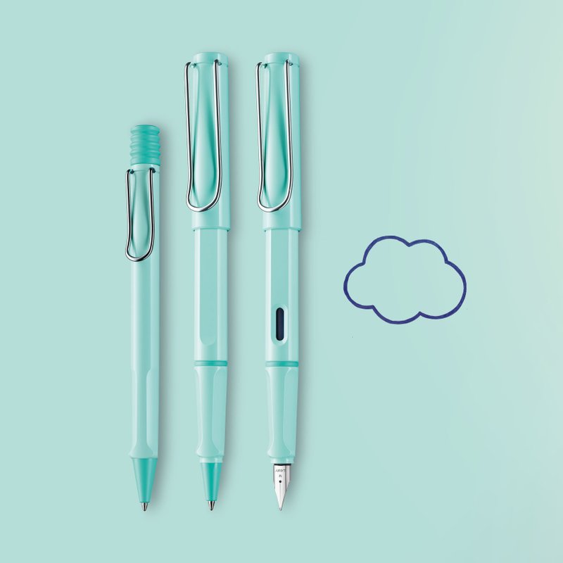 LAMY 原子笔 / safari 狩猎者系列  -  天空蓝 - 圆珠笔/中性笔 - 塑料 蓝色