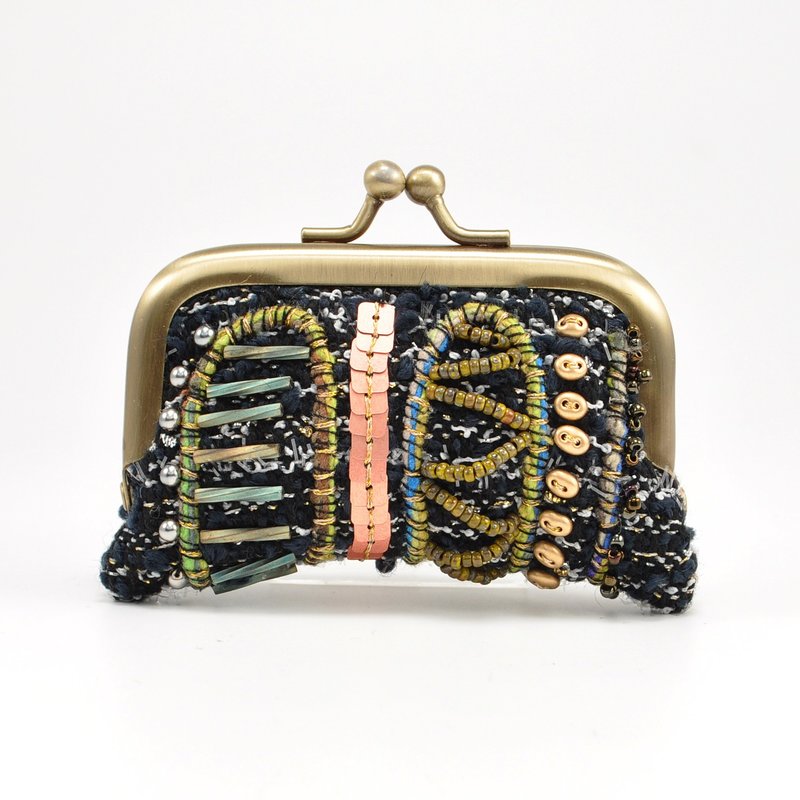 tiny purse with frame, coin purse, white purse, accessory purse, No,8 - 化妆包/杂物包 - 塑料 黑色