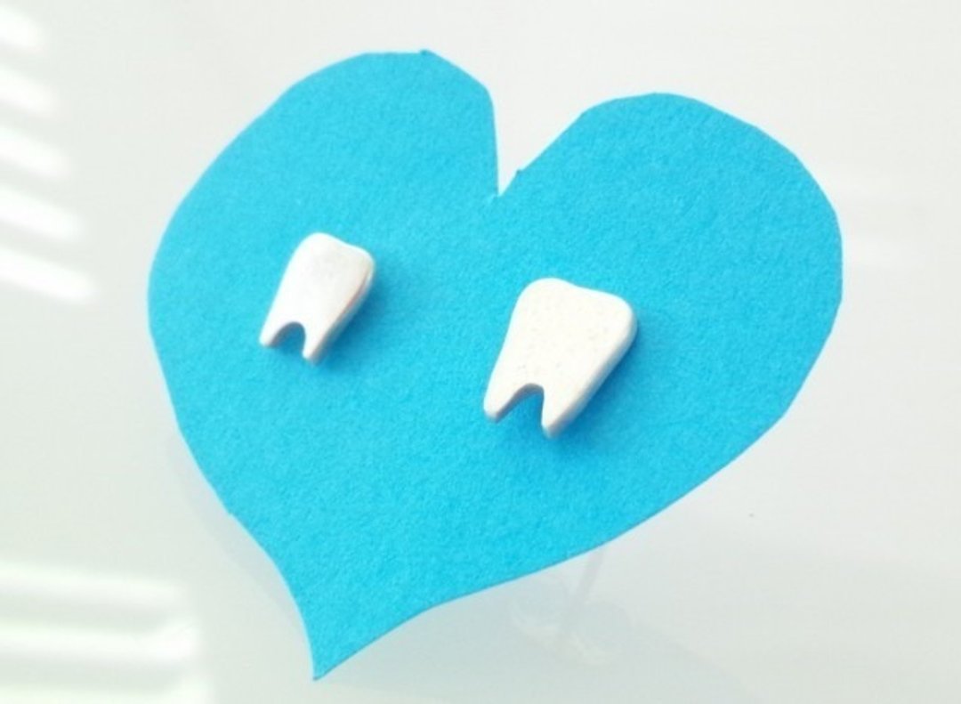 The teeth of Silver earrings / Have a good teeth! - 耳环/耳夹 - 其他金属 