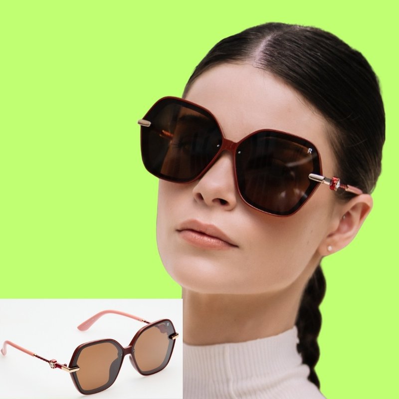 Betty 红 01 - 墨镜 - 树脂 