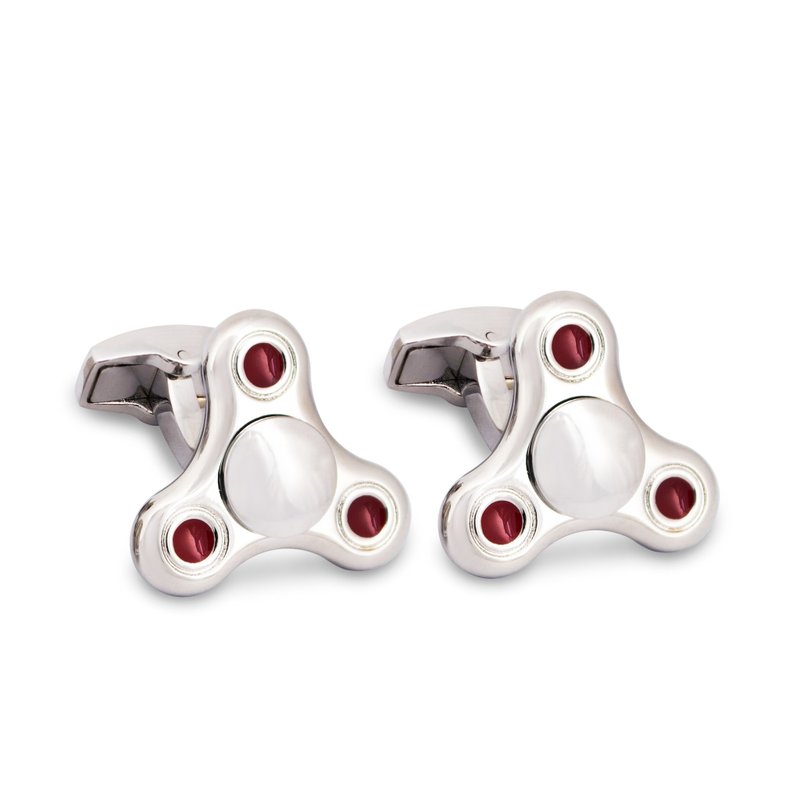 指尖陀螺袖扣 - 袖扣 - 其他金属 