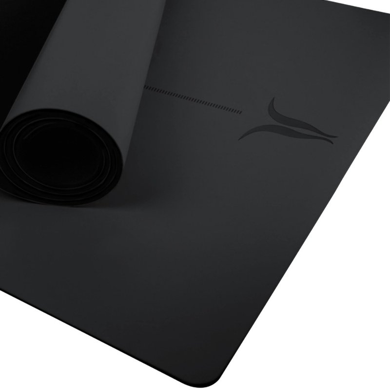 【NAMASTE】 NAMASKARA+ 超细纤纹瑜珈垫 5mm - Black - 瑜珈垫 - 其他材质 黑色