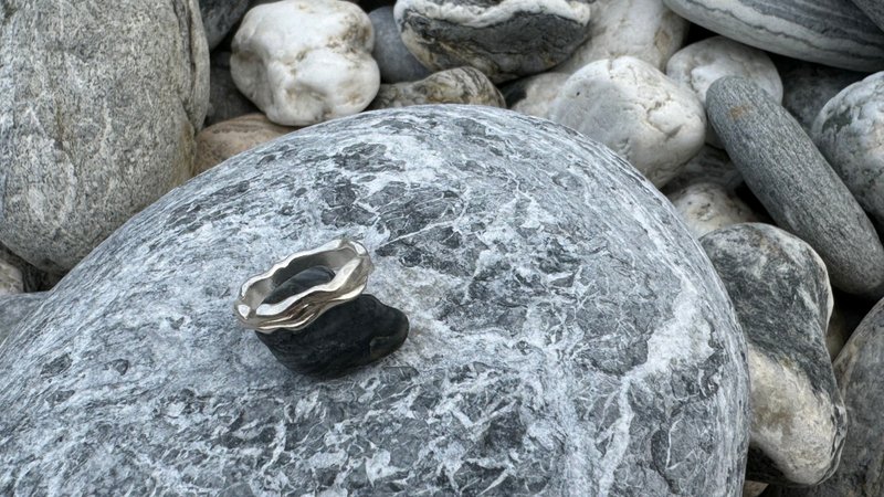 河的流动 /// 925纯银 - 戒指 - 纯银 