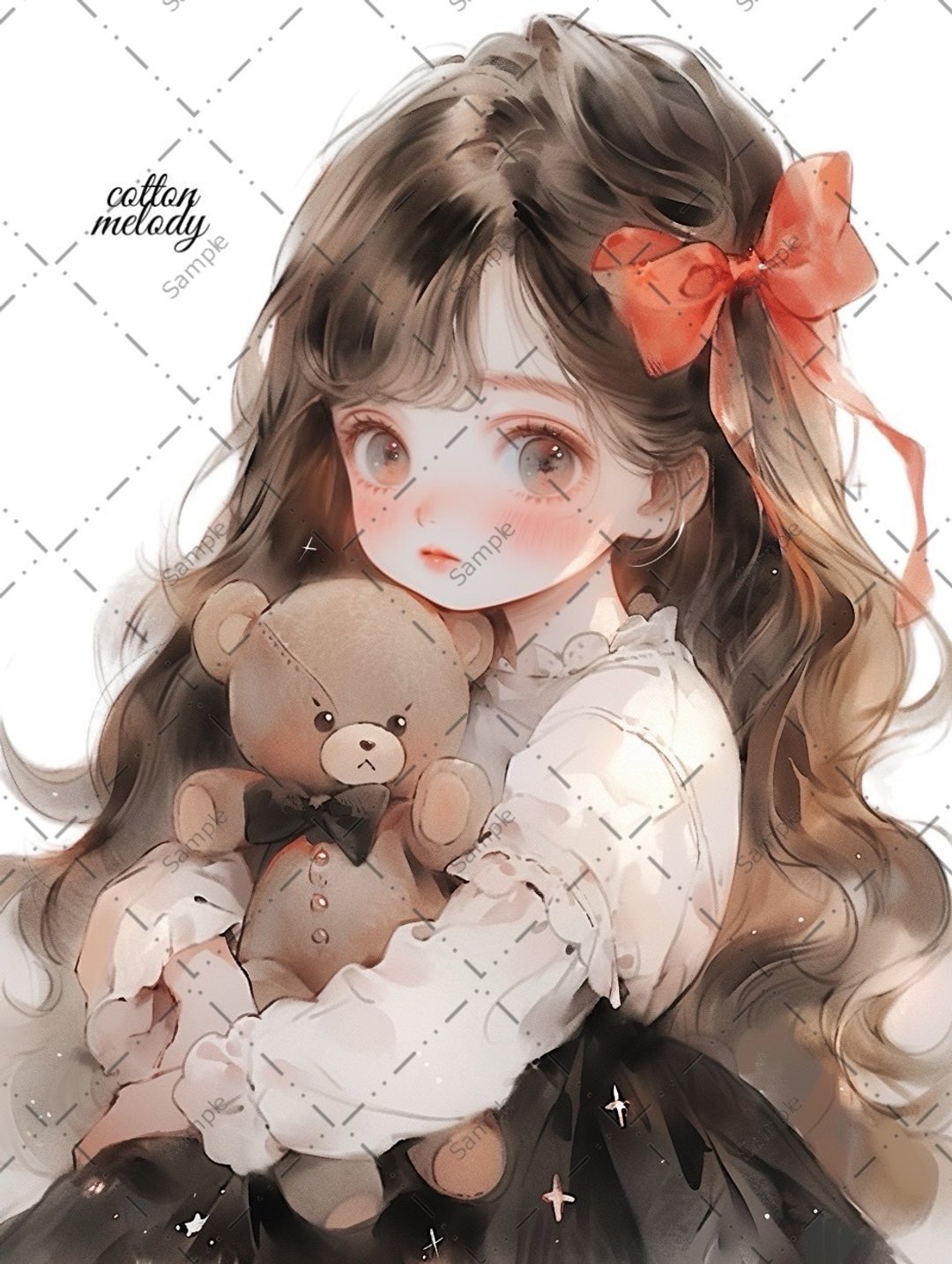 原创贴纸 no.705 人物贴纸 原创贴纸 女孩贴纸 原创人物贴纸 - 贴纸 - 纸 