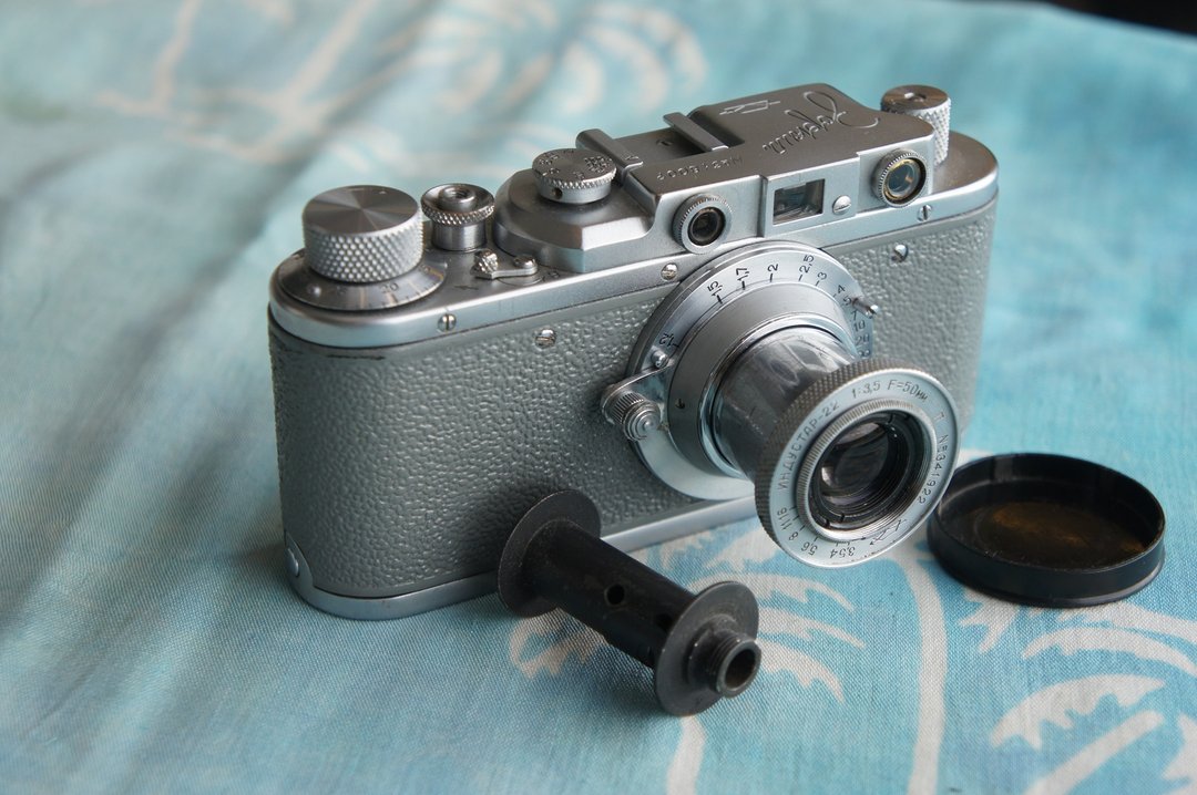 ZORKI-1 相机配备 INDUSTAR-22 镜头 LEICA IId 复制供您收藏！ - 相机 - 其他材质 