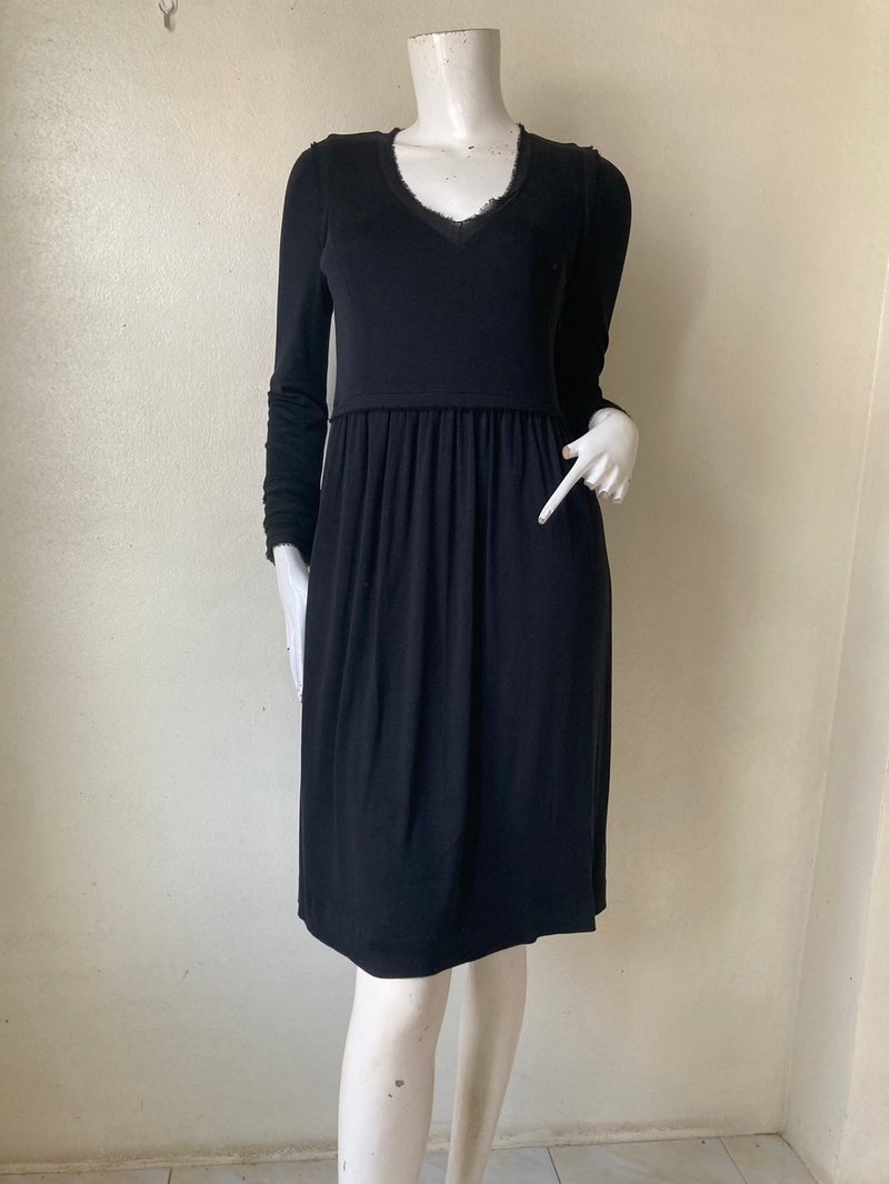 复古 Burberry London 黑色洋装 尺寸 38 S - 洋装/连衣裙 - 棉．麻 