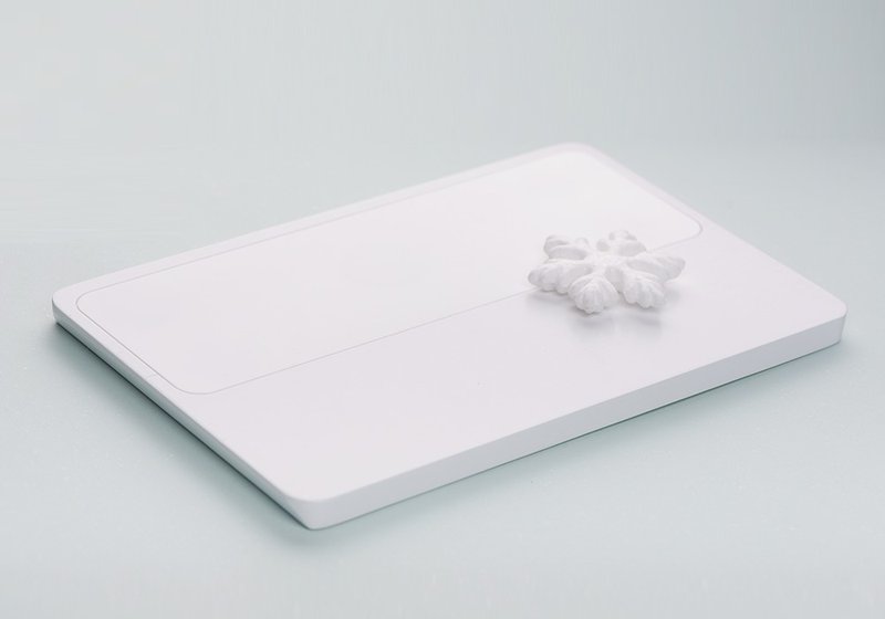 置物盘系列-雪地话风情 让公仔也有家 - 玩偶/公仔 - 竹 白色