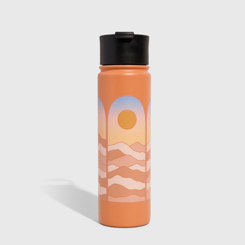 United by Blue 22oz不锈钢保温瓶707-279 / 608-日落-粉橘 650ml - 保温瓶/保温杯 - 不锈钢 橘色