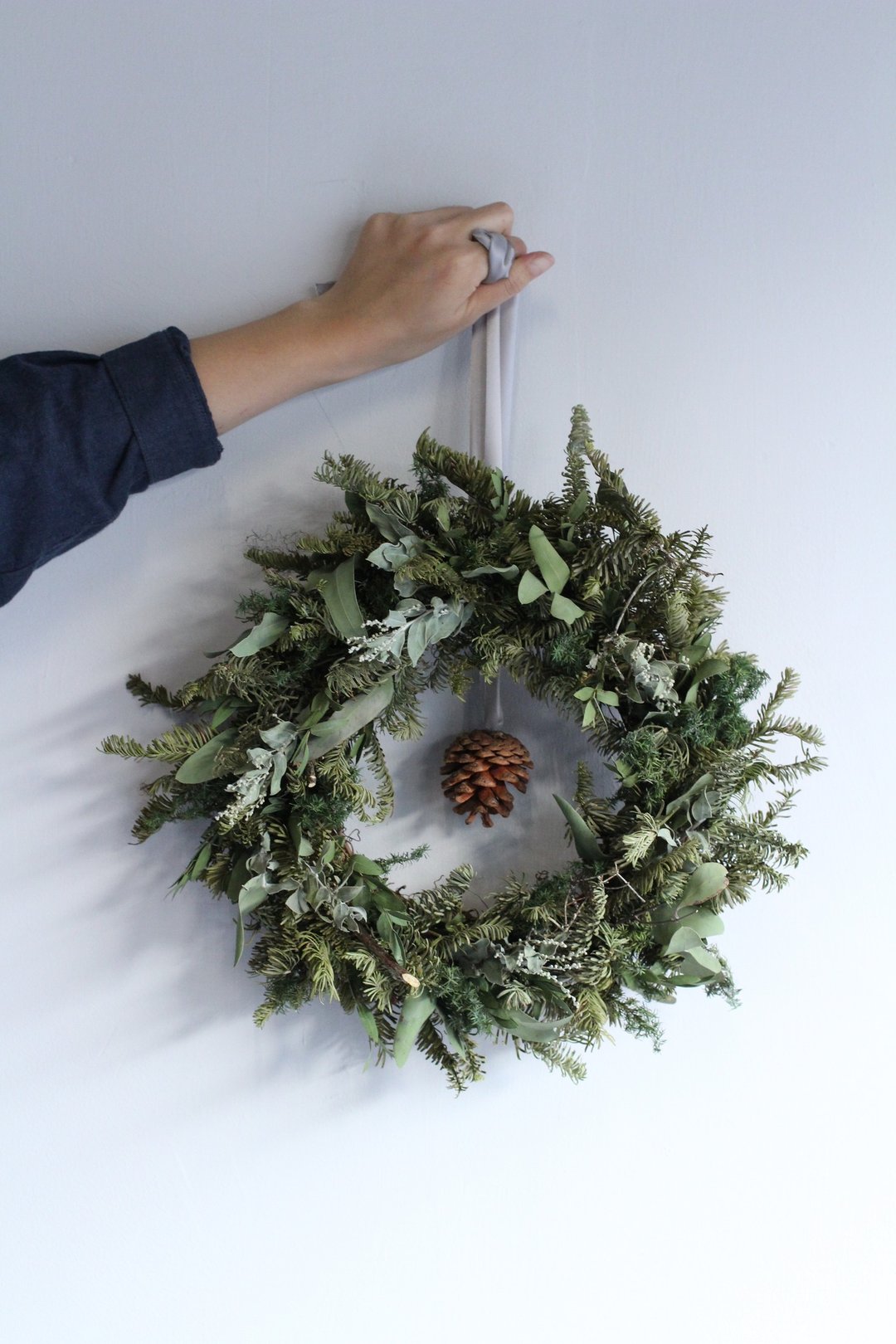 Flower Wreath !!! 【森林之神- Pan】经典款 圣诞花圈 干燥花 L - 摆饰 - 植物．花 绿色