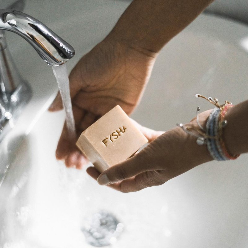 【Fysha】高纯度养肤洗颜皂- 薰衣草精油与法国粉红矿泥 - 肥皂/手工皂 - 精油 