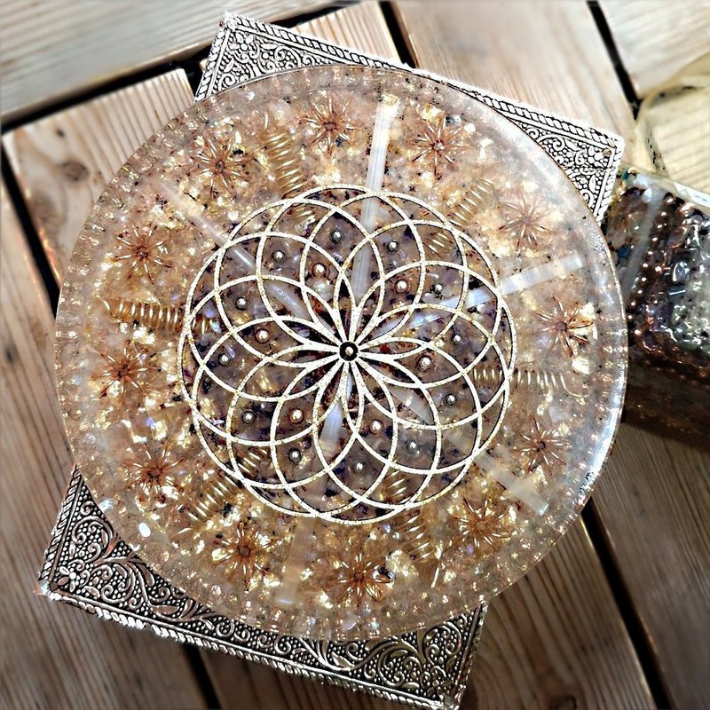 生命种子托罗斯奥刚充电盘 - 摆饰 - 水晶 金色