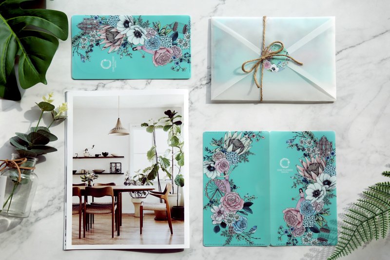 限定花花口罩收纳套 梦幻粉 简约磨砂信封袋 1件10个 - 收纳用品 - 环保材料 