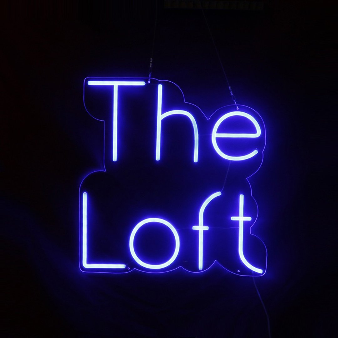 定制霓虹文字图案灯 | The Loft | LED 广告招牌 | 宽度50cm - 灯具/灯饰 - 压克力 透明