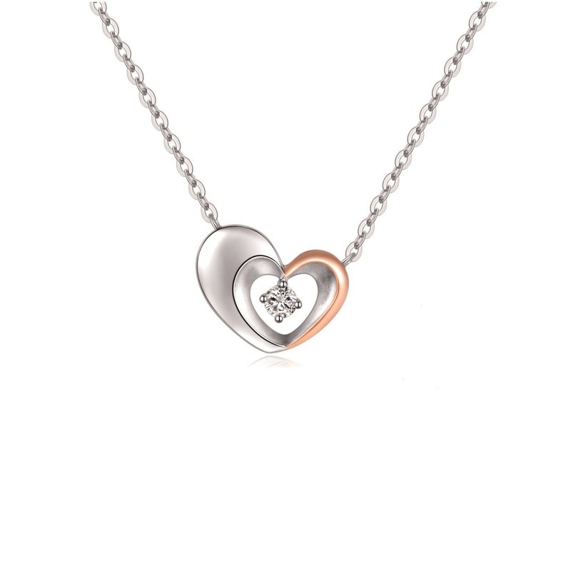 随心炸裂 钻石K金白钢 项链 - 项链 - 其他金属 